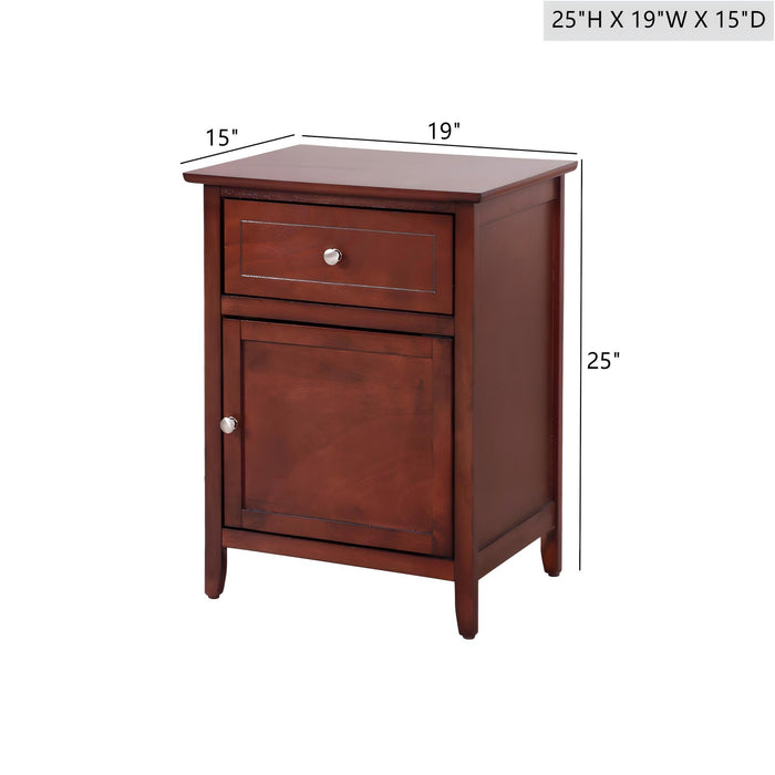 1 Drawer / 1 Door Nightstand - view 10