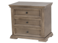 3 Drawer Rustic Nightstand