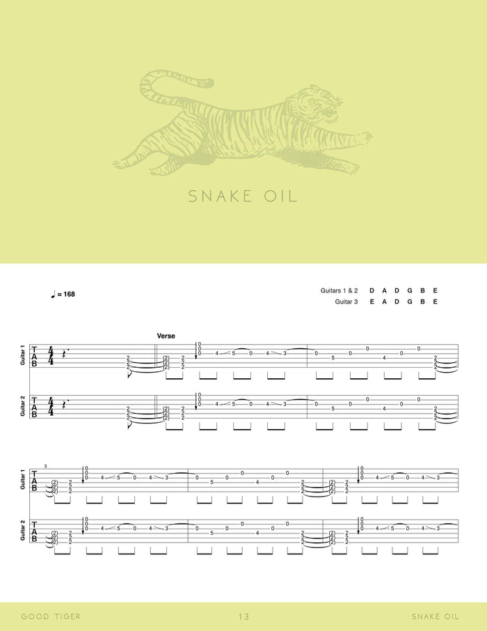 Printed Guitar Book, Digital Guitar Book