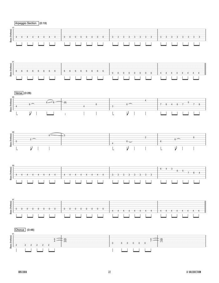 Printed Bass Book, Digital Bass Book