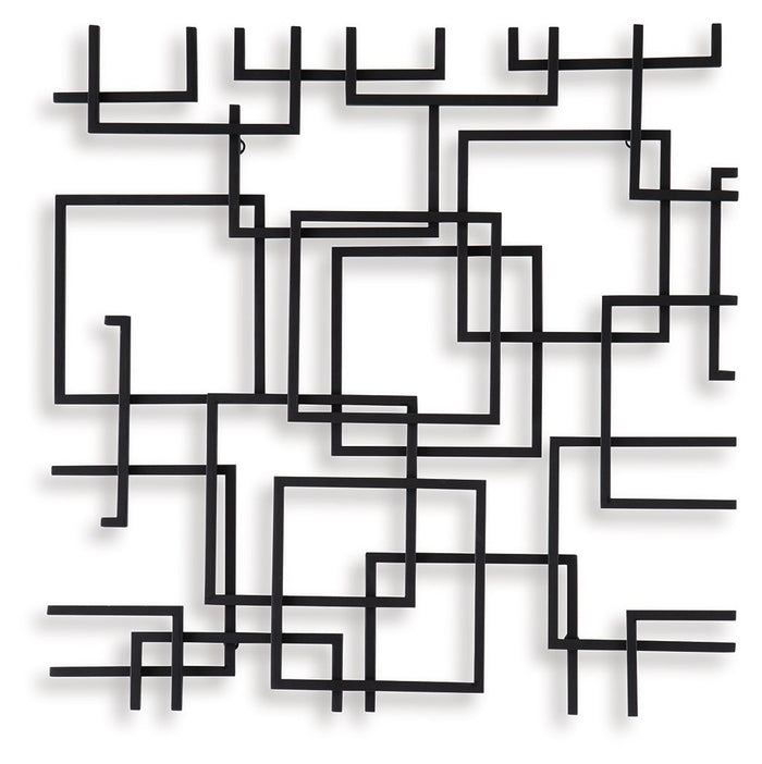 Aadanton - Black - Wall Decor by Signature Design by Ashley® | Bel Furniture