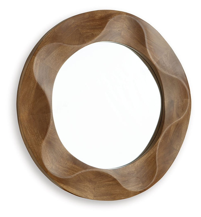 Aajon - Accent Mirror - Brown - view 2