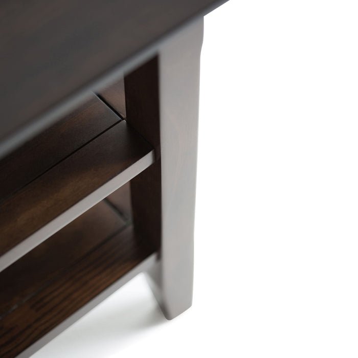 Acadian - Handcrafted End Table by Simpli-Home | Bel Furniture