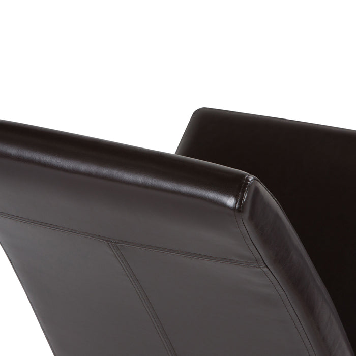 Acadian - Parson Dining Chair (Set of 2) - Tanners Brown by Simpli-Home | Bel Furniture