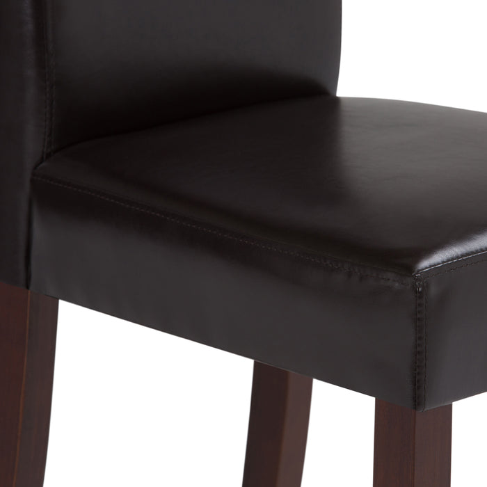 Acadian - Parson Dining Chair (Set of 2) - Tanners Brown by Simpli-Home | Bel Furniture