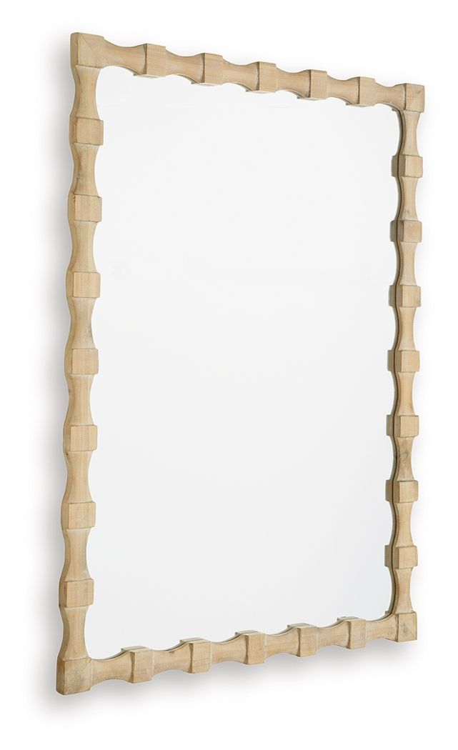 Acelmore - Accent Mirror - Light Brown - view 5