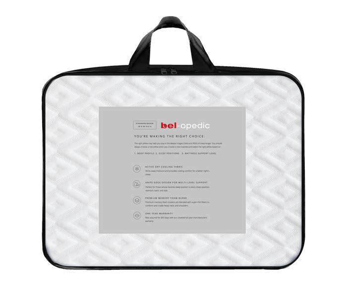 Active Dry Pillow - Standard Size by BEL Furniture | Bel Furniture