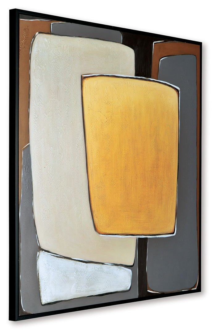 Actman - Cream / Brown / Gray - Wall Art by Signature Design by Ashley® | Bel Furniture