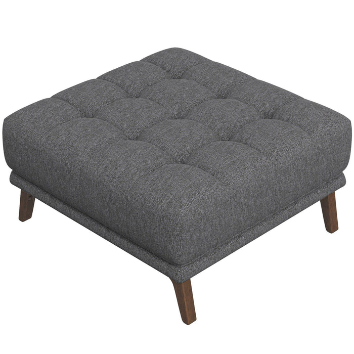 Addison - Square Upholstered Ottoman - view 2