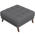 Addison - Square Upholstered Ottoman - view 2