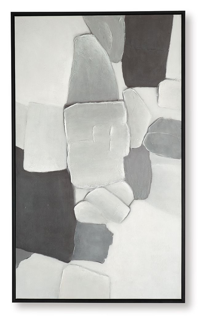 Adilson - White / Gray / Black - Wall Art by Signature Design by Ashley® | Bel Furniture
