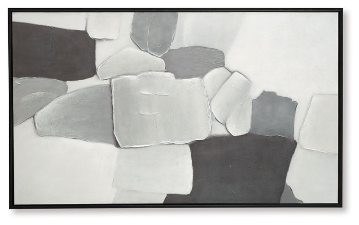 Adilson - White / Gray / Black - Wall Art by Signature Design by Ashley® | Bel Furniture
