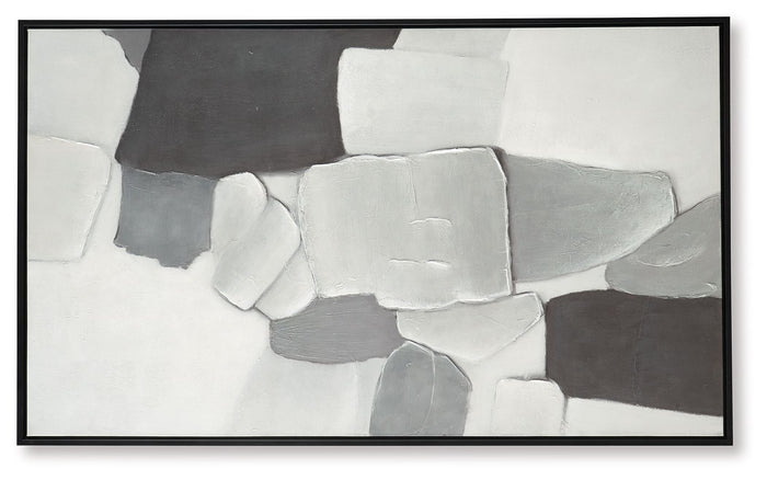 Adilson - White / Gray / Black - Wall Art by Signature Design by Ashley® | Bel Furniture