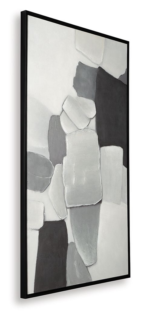 Adilson - White / Gray / Black - Wall Art by Signature Design by Ashley® | Bel Furniture