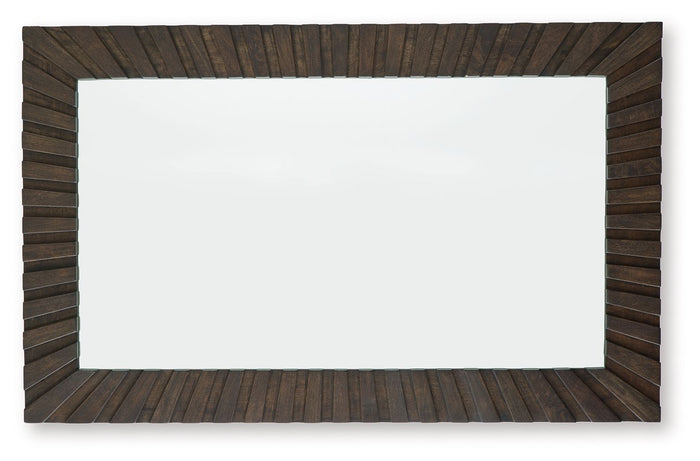 Advin - Accent Mirror - Dark Brown - view 3