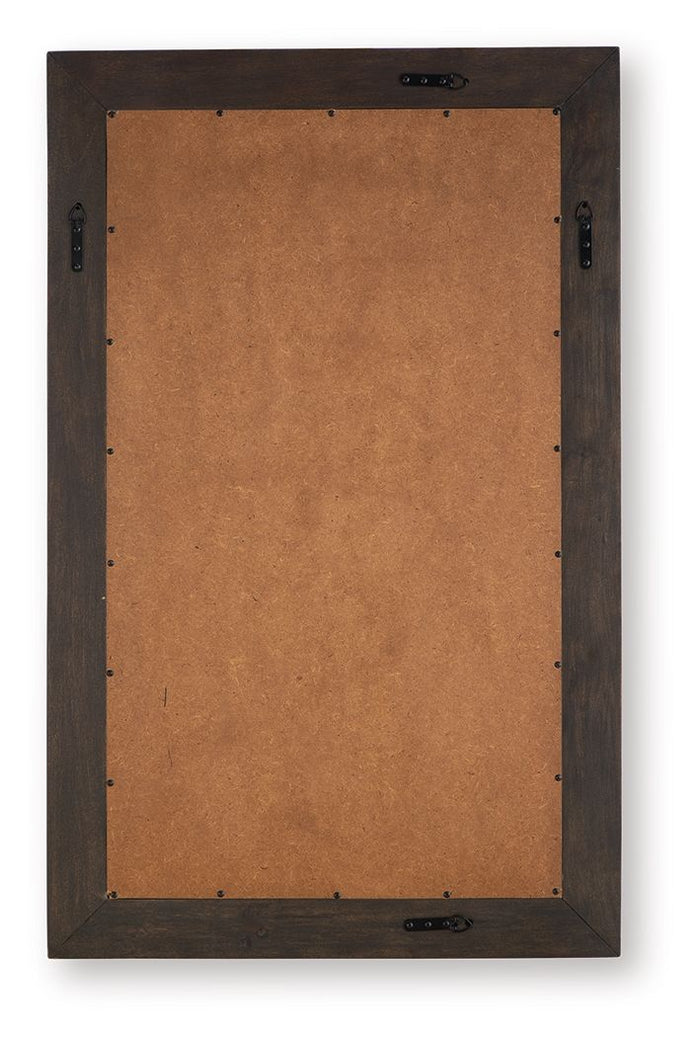 Advin - Accent Mirror - Dark Brown - view 5
