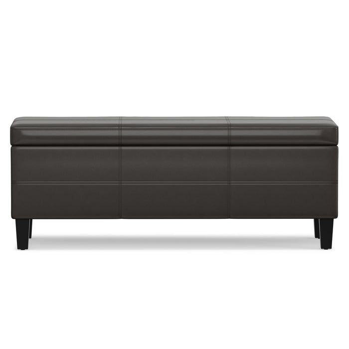 Afton - Large Storage Ottoman Bench - view 2