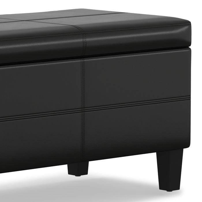 Afton - Large Storage Ottoman Bench - view 3