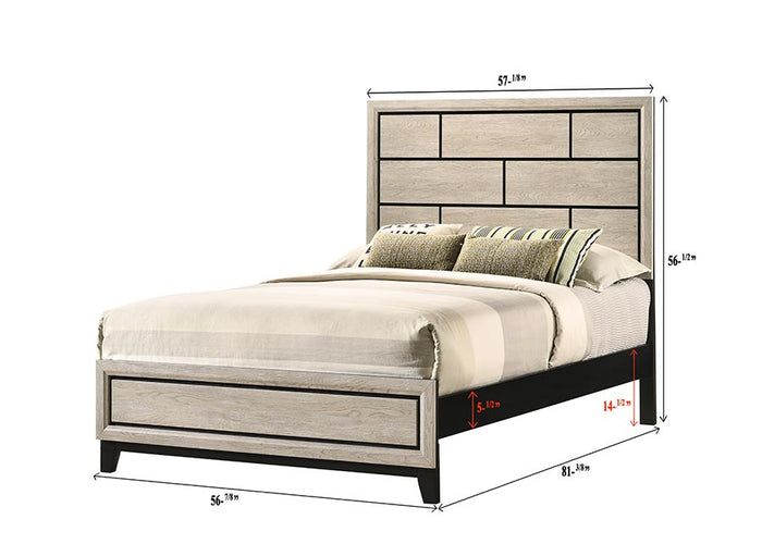 Akerson Bed Grey