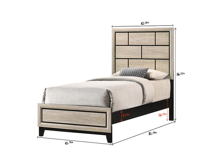 Akerson Bed Grey