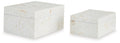 Aldenburg - Cream - Box Set (Set of 2) by Signature Design by Ashley® | Bel Furniture