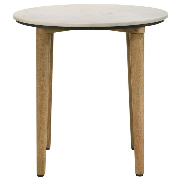Aldis - Round Marble Top Table