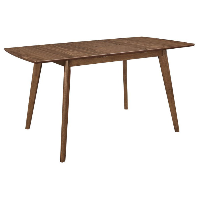 Alfredo Extension Leaf Dining Table Natural Walnut