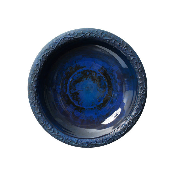 ALGREEN  20" Accerra Gray Birdbath