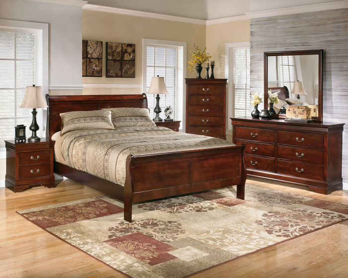 Alisdair - Reddish Brown - Two Drawer Night Stand by Signature Design by Ashley® | Bel Furniture