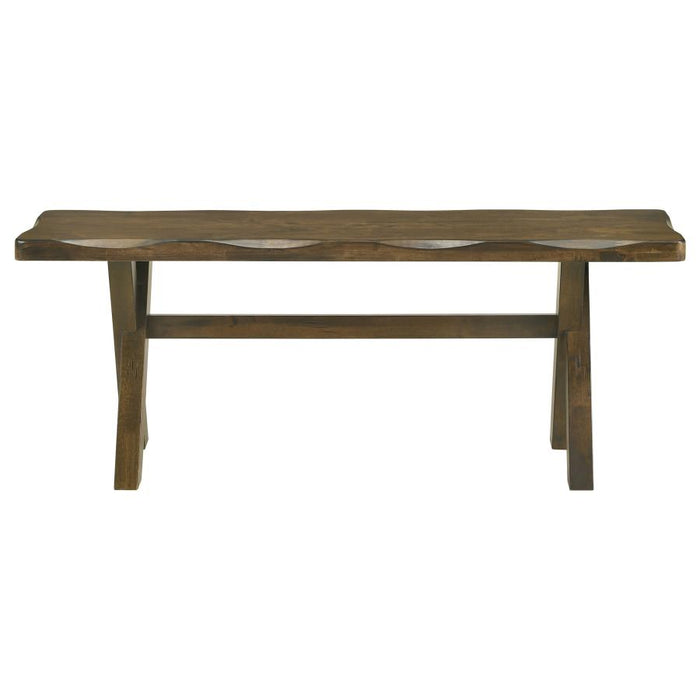 Alston - Wood Dining Bench - Knotty Nutmeg
