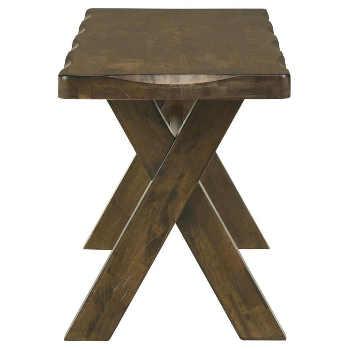 Alston - Wood Dining Bench - Knotty Nutmeg