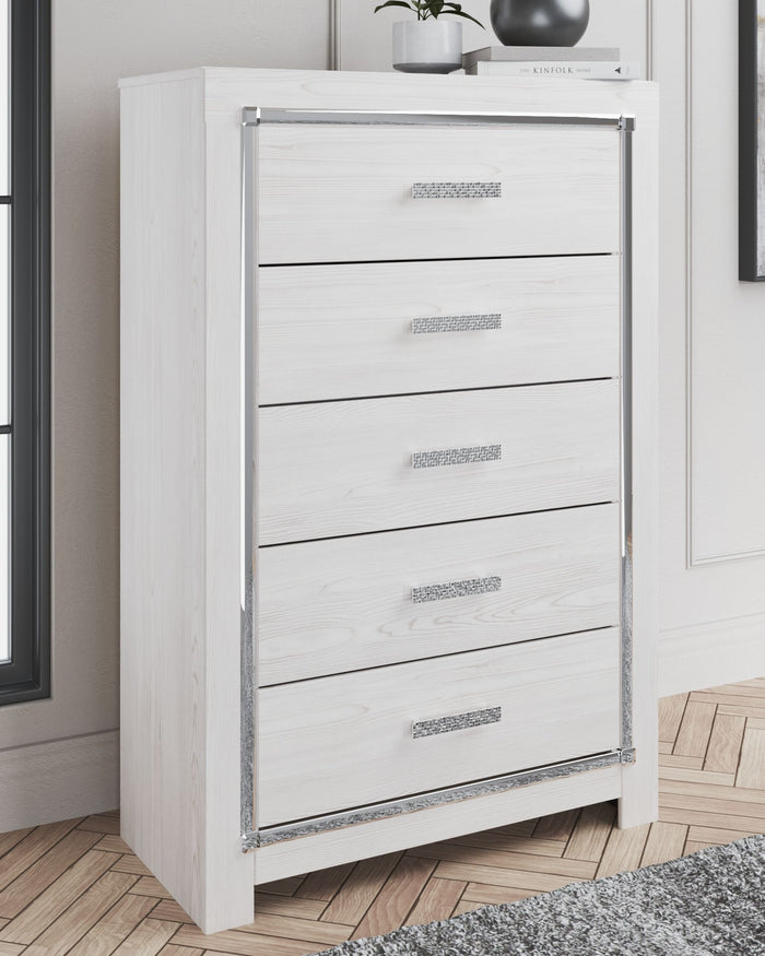 Altyra - White - Five Drawer Chest by Signature Design by Ashley® | Bel Furniture