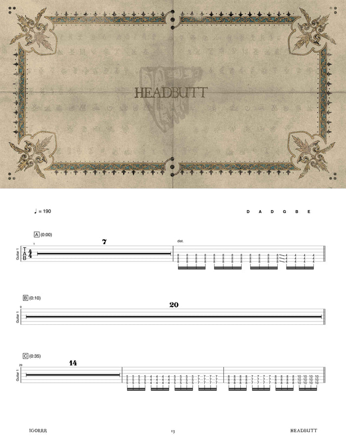 Printed Guitar Book, Digital Guitar Book