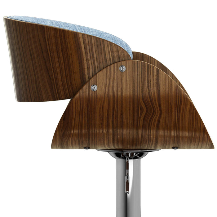 Amery - Mid Century Modern Adjustable Swivel Bar Stool by Simpli-Home | Bel Furniture