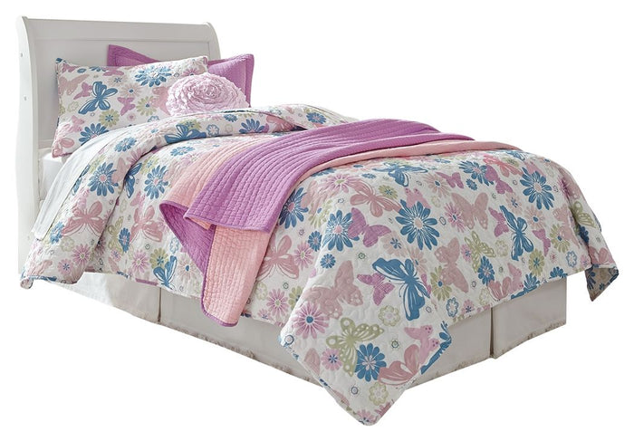 Anarasia - Sleigh Headboard White by Signature Design by Ashley® | Bel Furniture
