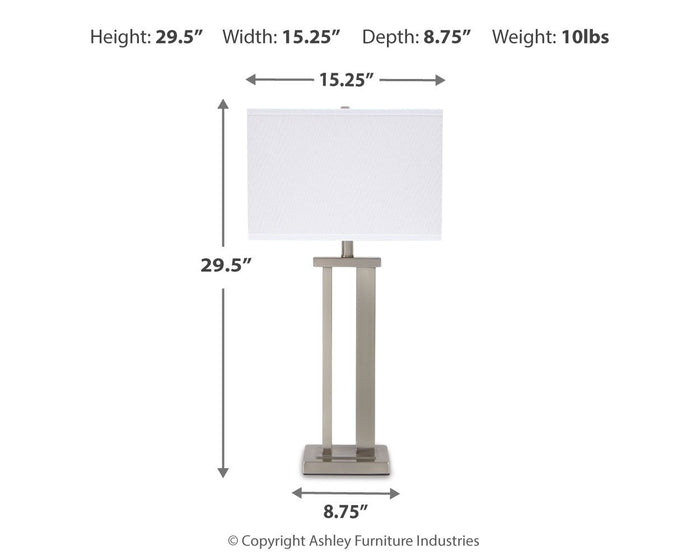 Aniela - Metal Table Lamp Set - view 6
