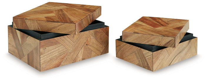 Antford - Brown - Box Set (Set of 2) by Signature Design by Ashley® | Bel Furniture