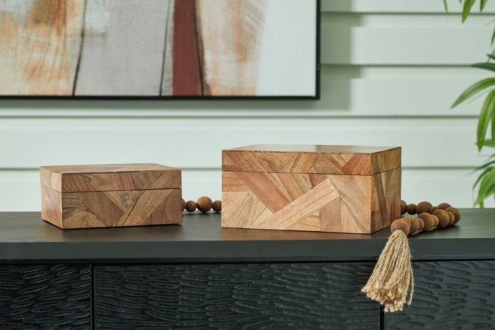 Antford - Brown - Box Set (Set of 2) by Signature Design by Ashley® | Bel Furniture