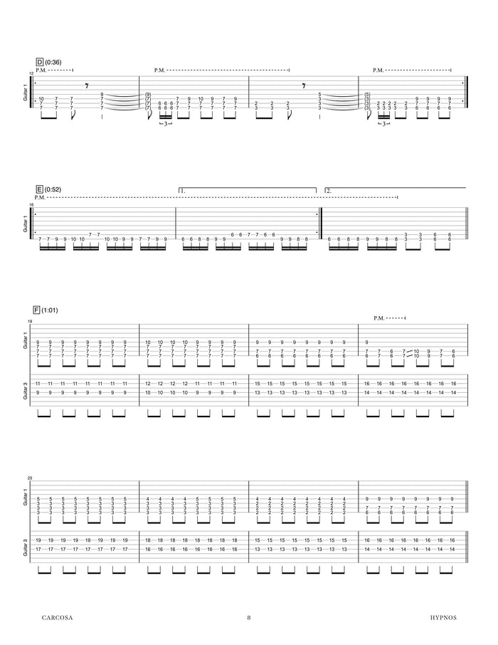 Printed Guitar Book, Digital Guitar Book