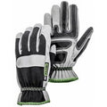 Anton Work Gloves, Knuckle Protection, Black & Gray Synthetic, Men's L