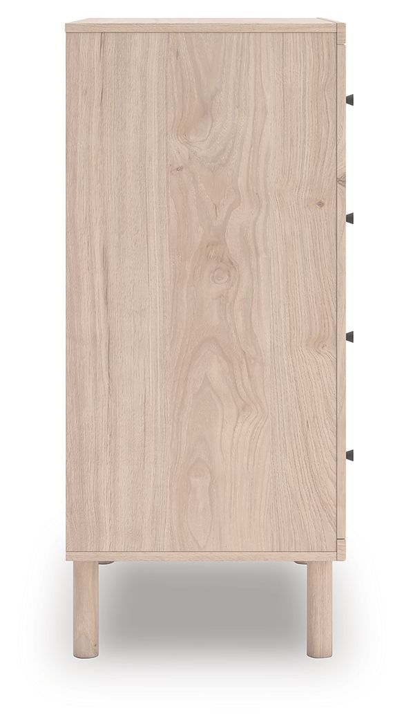 Arloster - Tan - Four Drawer Chest by Signature Design by Ashley® | Bel Furniture