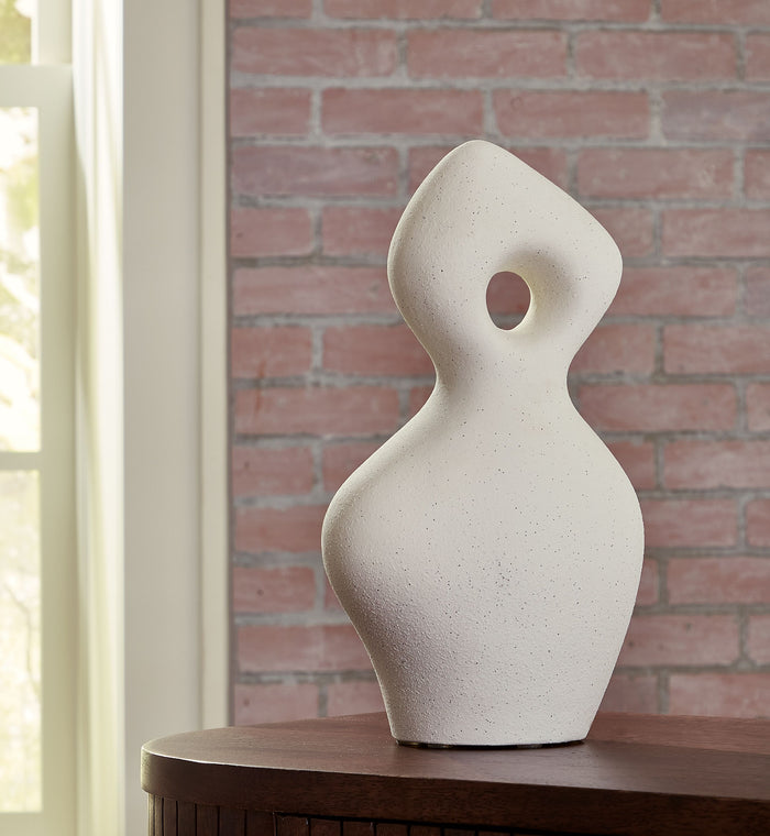 Arthrow - Off White - Sculpture - 14" by Signature Design by Ashley® | Bel Furniture