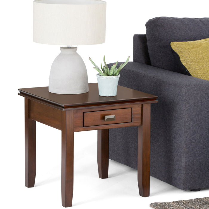 Artisan - End Table - Russet Brown by Simpli-Home | Bel Furniture