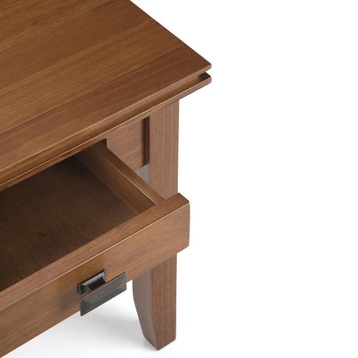 Artisan - Handcrafted End Table by Simpli-Home | Bel Furniture