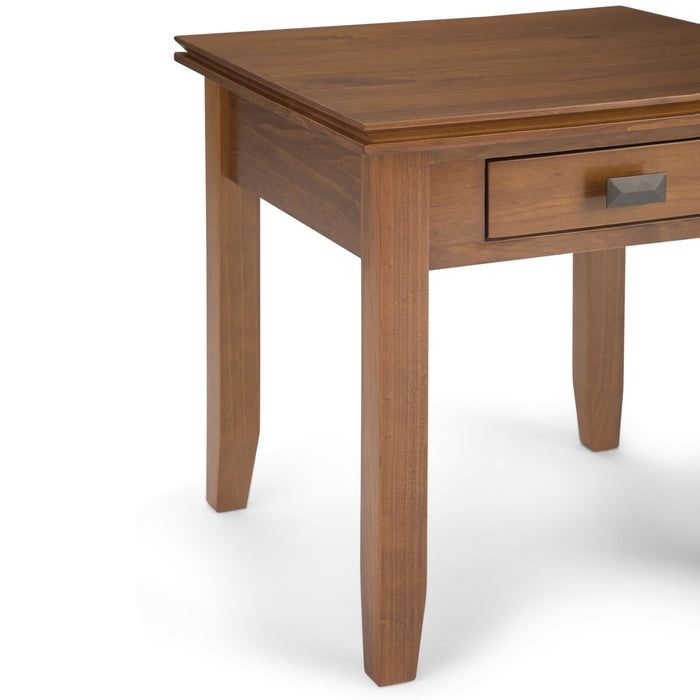 Artisan - Handcrafted End Table by Simpli-Home | Bel Furniture