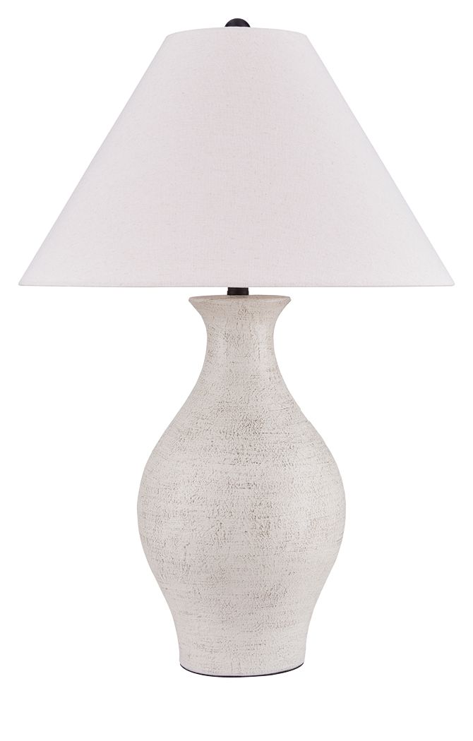 Ashbend Ceramic Table Lamp Antique White
