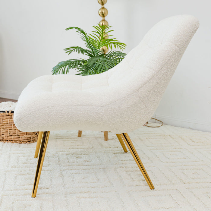 Aubrey - French Boucle Lounge Chair - view 6