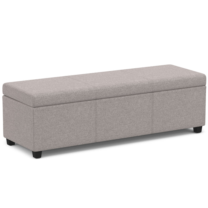 Pearl Silver / 53.9"W x 18"D x 16.1"H / Fabric