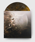 Translucent Black with Gold and White Marbling