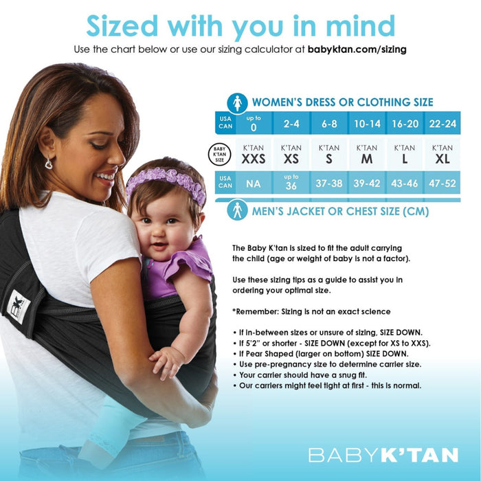 Baby K'tan Original Print Baby Carrier